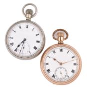 GOLD PLATED POCKET WATCH & MILITARY POCKET WATCH Military watch not to be mixed with other items