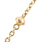 AN EARLY 20TH CENTURY LONG GUARD CHAIN NECKLACE