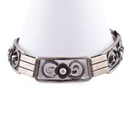 JOHN LAURITZEN - DANISH SILVER MODERNIST BRACELET
