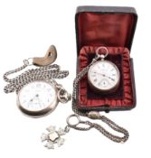 TWO WALTHAM POCKET WATCHES