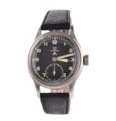 OMEGA DIRTY DOZEN MILITARY ISSUE STAINLESS STEEL WRISTWATCH