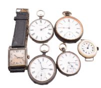 THREE SILVER WATCHES & THREE OTHERS INC OMEGA