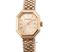 HALLMARKED 9CT GOLD IMPERIALTO WRISTWATCH