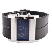 TAG HEUER MICROTIMER STAINLESS STEEL WRISTWATCH