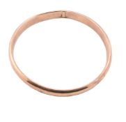 9CT GOLD WAX FILLED BANGLE