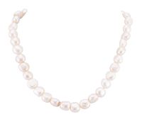 BAROQUE PEARL NECKLACE WITH 14CT GOLD CHINESE MOTIF CLASP