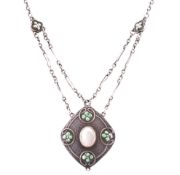 SILVER ART NOUVEAU MURRLE BENNETT & CO NECKLACE