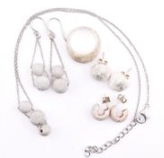 COLLECTION OF 925 SILVER COSMIC & STARDUST JEWELLERY