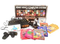 RETRO GAMING - VINTAGE ATARI CX-2600 COMPUTER CONSOLE