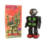 TINPLATE TOYS - VINTAGE HORIKAWA ATTACKING MARTIAN