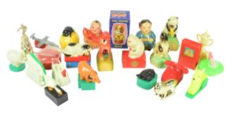 COLLECTION OF VINTAGE NOVELTY PENCIL SHARPENERS