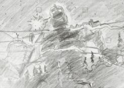 THE IRON GIANT - ORIGINAL DRAWING BY RICHARD BAZLEY