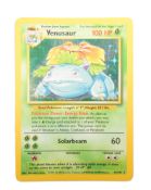 POKEMON - WOTC BASE SET HOLO VENUSAUR