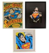 DC COMICS - SUPERMAN - COLLECTION OF MEMORABILIA