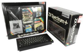 RETRO GAMING - VINTAGE SINCLAIR ZX SPECTRUM+ SIX PACK SOFTWARE BUNDLE