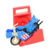 EVEL KNIEVEL - VINTAGE STRATO CYCLE BIKE & LAUNCHER