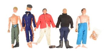 ACTION MAN - COLLECTION OF VINTAGE PALITOY ACTION MAN FIGURES
