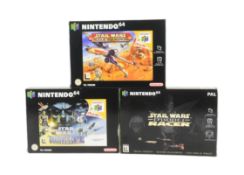 STAR WARS - NINTENDO 64 - COLLECTION OF VIDEO GAMES