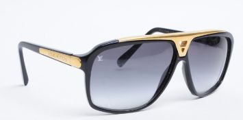 LOUIS VUITTON - 21ST CENTURY FRENCH BLACK EVIDENCE SUNGLASSES