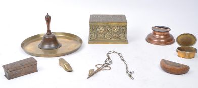 COLLECTION OF 20TH CENTURY BRASS AND COPPER WARES