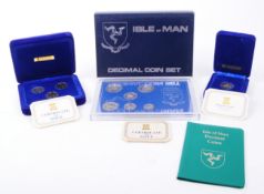 COLLECTION OF POBJOY MINT ISLE OF MAN ONE POUND AND DECIMAL COINS