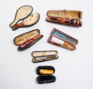 SIX 20TH CENTURY PIPES