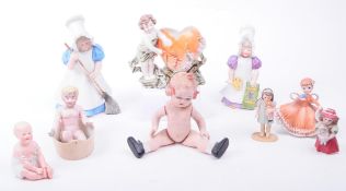 GEBRUDER HEUBACH - EARLY 20TH CENTURY BISQUE PORCELAIN FIGURES