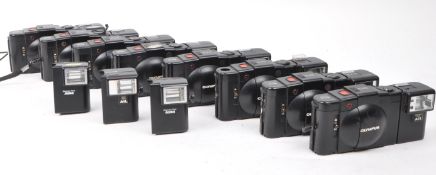 OLYMPUS - COLLECTION OF 1980S XA CAMERAS