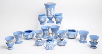 WEDGWOOD - JASPERWARE - COLLECTION OF 20TH CENTURY PORCELAIN PIECES