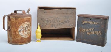 FRY'S COCOA - VINTAGE 20TH CENTURY WOODEN BOX CRATE