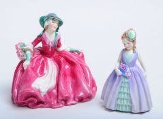 ROYAL DOULTON - EARLY 20TH CENTURY PORCELAIN FEMALE FIGURINES
