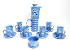 CARLTONWARE - WELLINGTON PATTERN 1960S POTTERY COFFEE SERVICE