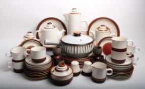 DENBY - LARGE EXTENSIVE COLLECTION OF DENBY STONEWARE SERVICE