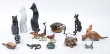 COLLECTION OF LATE 20TH / 21ST CENTURY ASSORTED ANIMAL FIGURES