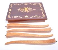 1941 REUGE SWISS MUSIC BOX IN AN ITALIAN MAHOGANY INLAID BOX