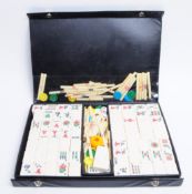 EARLY 20TH CENTURY MAHJONG SET