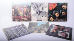 THE BEATLES - SIX LATE 20TH CENTURY LP VINYL RECORDS