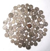 COLLECTION OF .500 SILVER BRITISH COINS