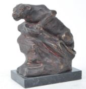 AFTER JOHN MACALLAN SWAN - RESIN MODEL OF A WILD CAT