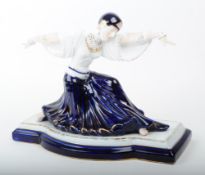THAIS CHIPARU MANNER - ART DECO PORCELAIN FIGURE