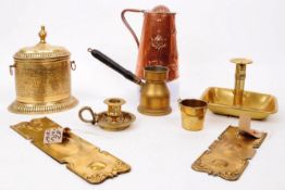 COLLECTION OF 19TH & 20TH BRASS & COPPER CURIOS