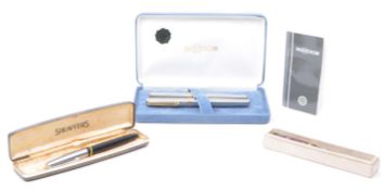 COLLECTION OF FOUR 20TH CENTURY FOUNTAIN PENS