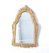 20TH CENTURY WOODEN GILT PAINTED FRAMED ISLAMIC INSPIRED WALL MIRROR
