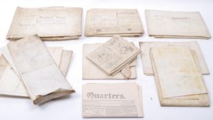 ARCHBISHOP OF CANTERBURY SIGNED INDENTURE & OTHERS