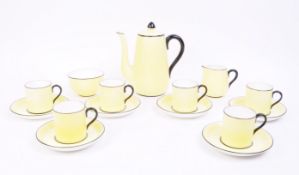 STAFFORDSHIRE - MID CENTURY PORCELAIN COFFEE SERVICE