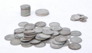 COLLECTION OF PRE-1947 BRITISH SILVER COINS