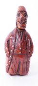 1810 CARVED FIGURE COQUILLA NUTSHELL SNUFF BOX