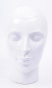 20TH CENTURY MILLINERS / PHRENOLOGY CERAMIC HEAD BUST