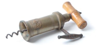 ROBERT JONES - EARLY 20TH CENTURY BRASS CORKSCREW