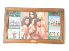 THE SATURDAYS - FRAMED AUTOGRAPHED GIRL BAND WALL ART